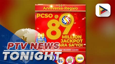 PCSO sets minimum lotto jackpot prizes to P89m to mark 89th .
